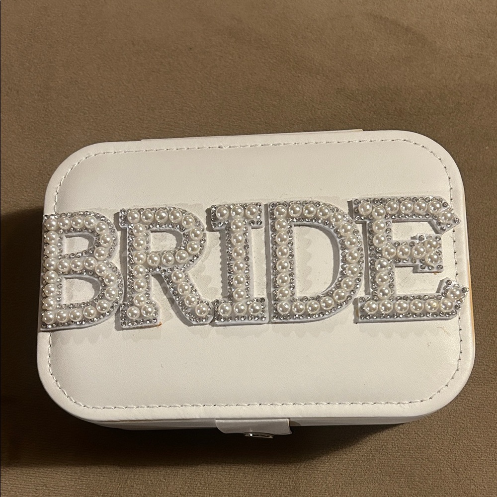 White Bridal Accessory Box
